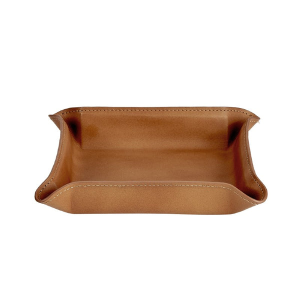 Leather Valet Tray, Leather Catch All Tray - ODK Shop