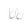 Mizuki Medium Pearl Open Marquise Earrings