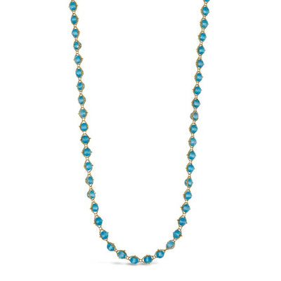 Amáli Woven London Blue Topaz Necklace