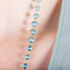 Amáli Woven London Blue Topaz Necklace