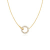 Interlinked Circles Pave Necklace