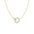 Interlinked Circles Pave Necklace