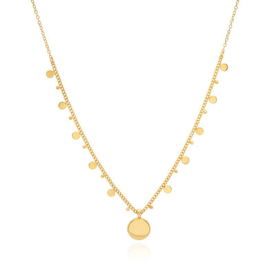 Anna Beck Classic Circle & Charm Necklace