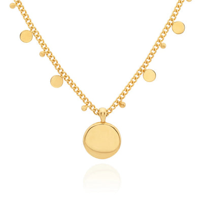 Anna Beck Classic Circle & Charm Necklace