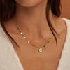 Anna Beck Classic Circle & Charm Necklace