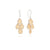 Anna Beck Two Tone Beaded Chandelier Earring