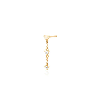 Aurelie Gi Celestia Opal & Diamond Drop Earring