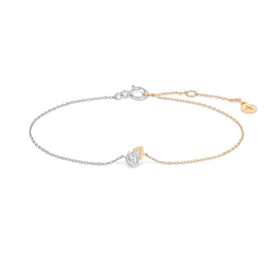 Aurelie Gi Two-Tone Sanilia Diamond Bracelet