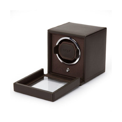 WOLF Cub Single Watch Winder with Cover