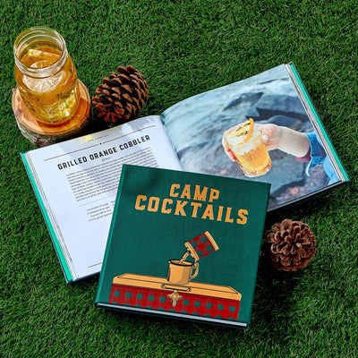 Camp Cocktails Leather Keepsake Book