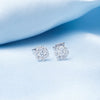 Diamond Cluster Stud Earrings