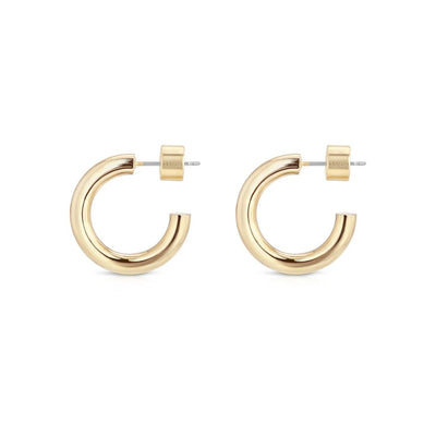 Eklexic Zo Huggie Hoops in Gold