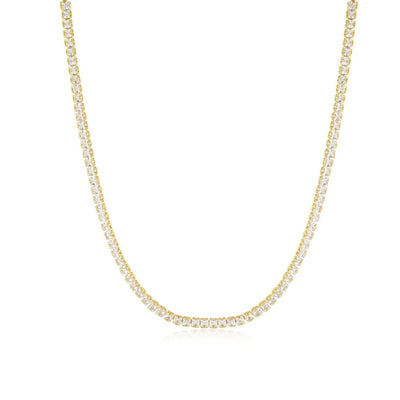 Eklexic Square CZ Tennis Necklace