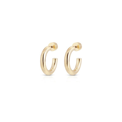 Eklexic Zo Huggie Hoops in Gold