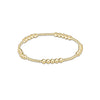 enewton Classic Blissful Pattern 2mm Bead Bracelet - 4mm Gold