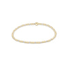 enewton Hope Sincerity Pattern 2mm Bead Bracelet - White