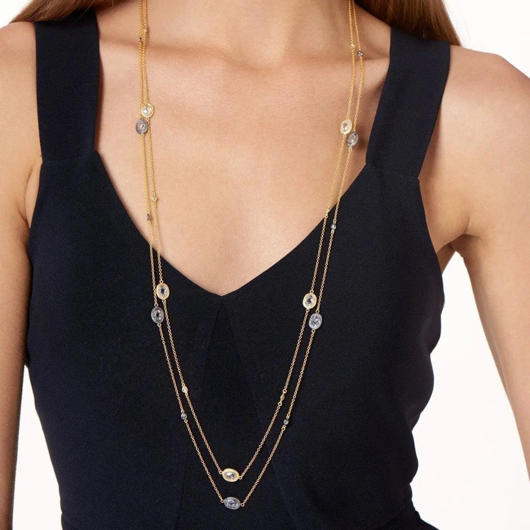 Freida Rothman Raindrop Station Necklace - Desires by Mikolay