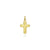 Gabriel & Co. Brushed Finish Cross Pendant