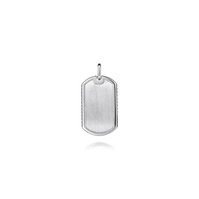 Gabriel & Co. Sterling Silver Dog Tag Pendant