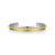 Gabriel & Co. Two Tone Grommets Open Cuff Bracelet