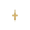 Gabriel & Co. Brushed Finish Cross Pendant