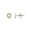 Shy Creation Diamond Halo Disc Studs