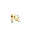 Ti Sento Milano Gold Huggie Hoops