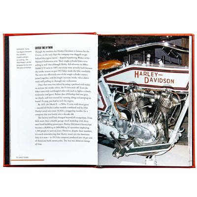 The Story of Harley-Davidson Leather Keepsake Book