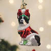 Old World Christmas Holiday French Bulldog Ornament