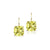 Jane Taylor Octagonal Drop Earring in Lemon Quartz