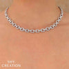 Shy Creation Diamond Link Necklace