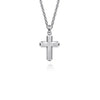 Gabriel & Co. Brushed Finish Cross Pendant