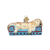 Old World Christmas Sleepy Doodle Dog Ornament