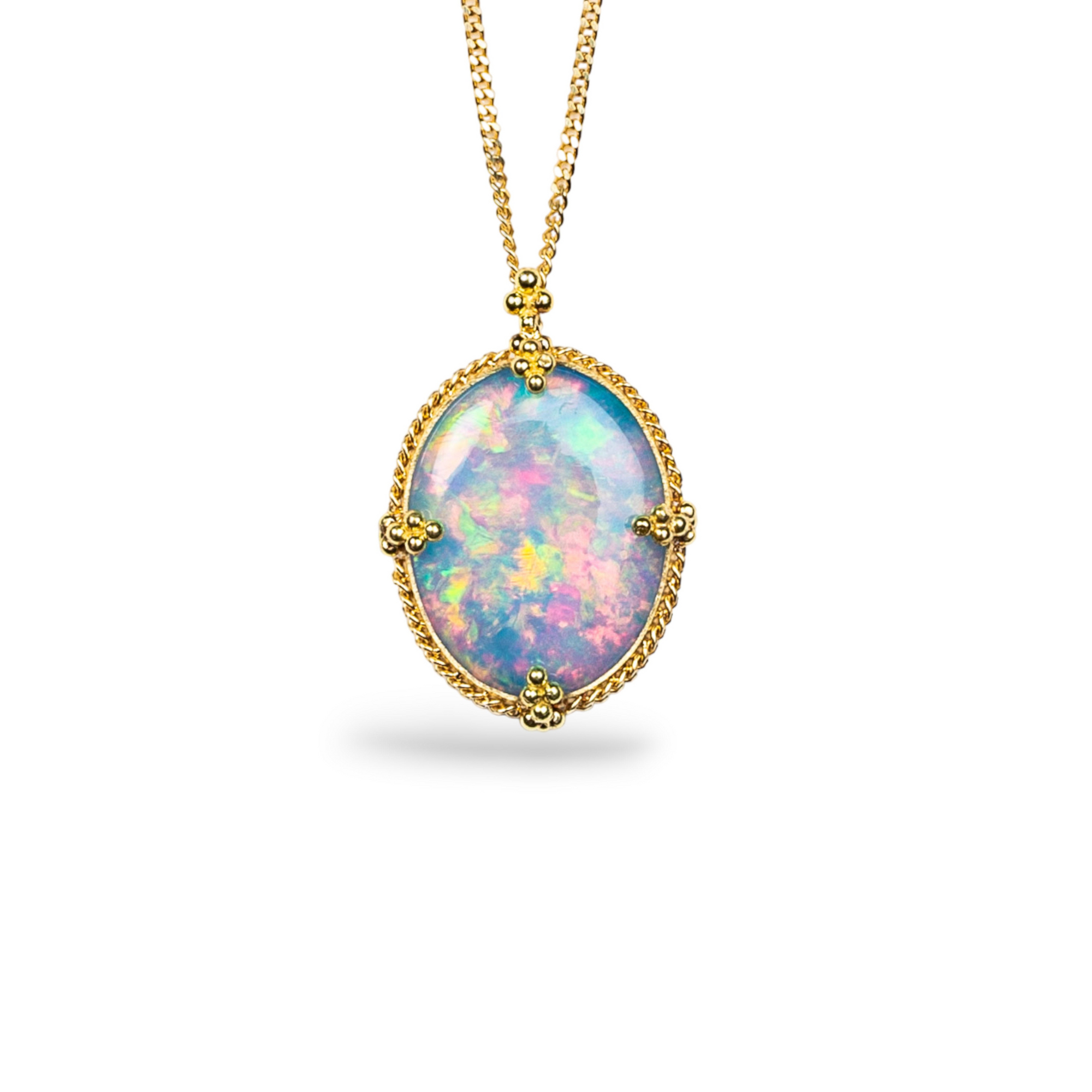 Opal locket necklace online