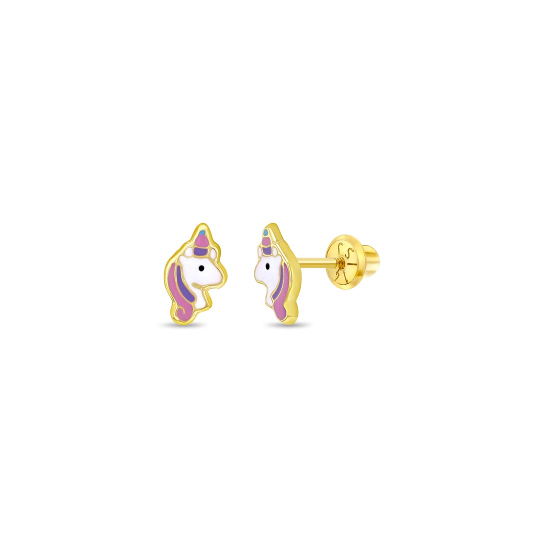 Pastel Unicorn Little Girl s Earrings Desires by Mikolay