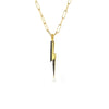 Rachel Reid Long Black Diamond Lightning Bolt Charm