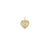 Rachel Reid Diamond Fluted Heart Charm