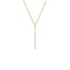 Rachel Reid Diamond Stick Drop Necklace