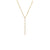 Rachel Reid Diamond Stick Drop Necklace