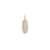 Rachel Reid Elongated Mother of Pearl Charm