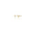 Rachel Reid Mini Baguette & Round Diamond Stud Earrings