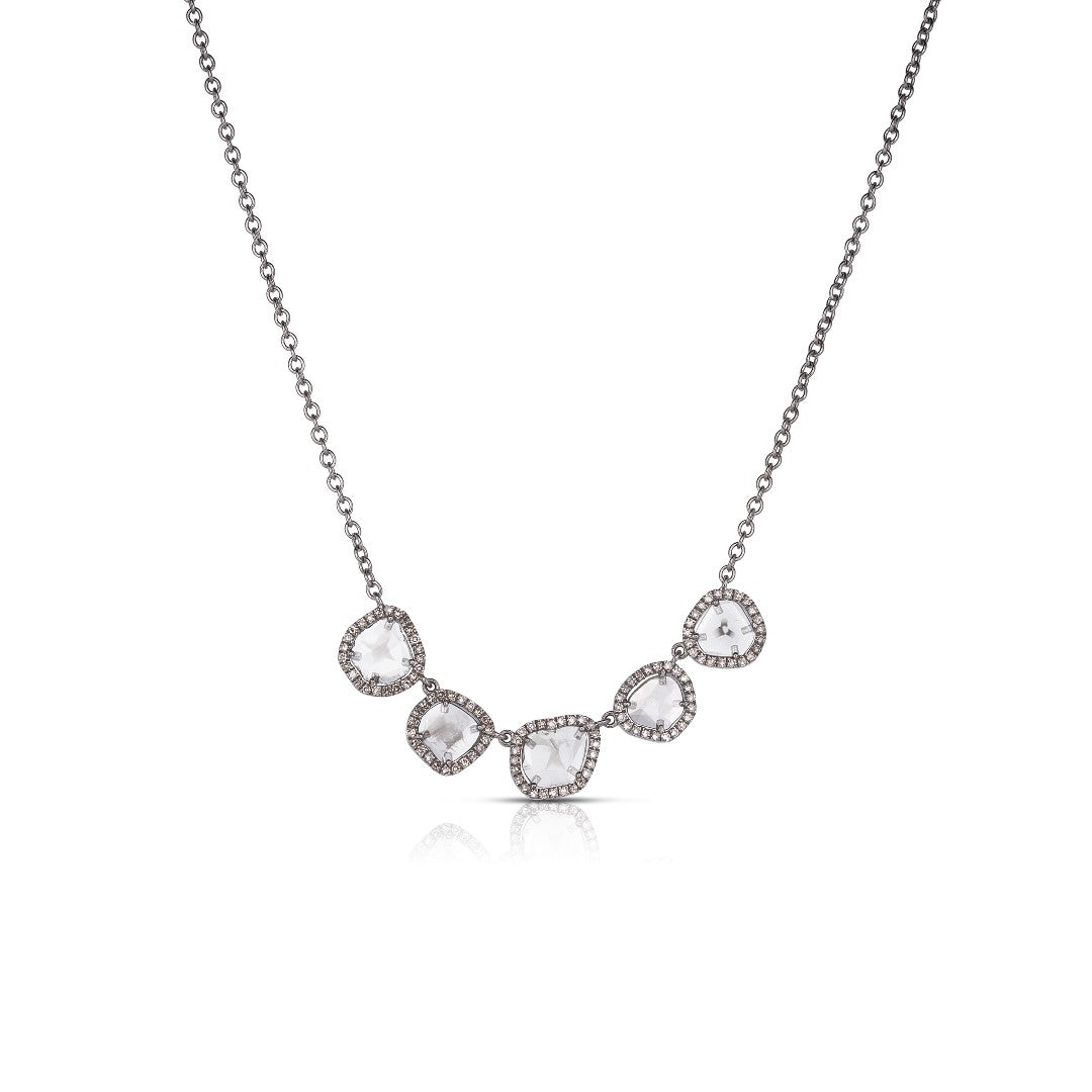 Raw factory Diamond Pendant Necklace