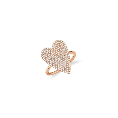 Shy Creation Diamond Heart Ring