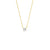 Round Solitaire CZ Necklace