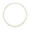 Shy Creation Alternating Diamond Link Necklace