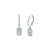 Shy Creation Baguette Diamond Leverback Earrings