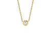 Shy Creation Bezel Diamond Necklace