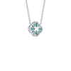 Shy Creation Emerald & Diamond Clover Necklace