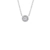 Shy Creation Diamond Halo Necklace