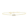 Shy Creation Diamond Infinity Bracelet